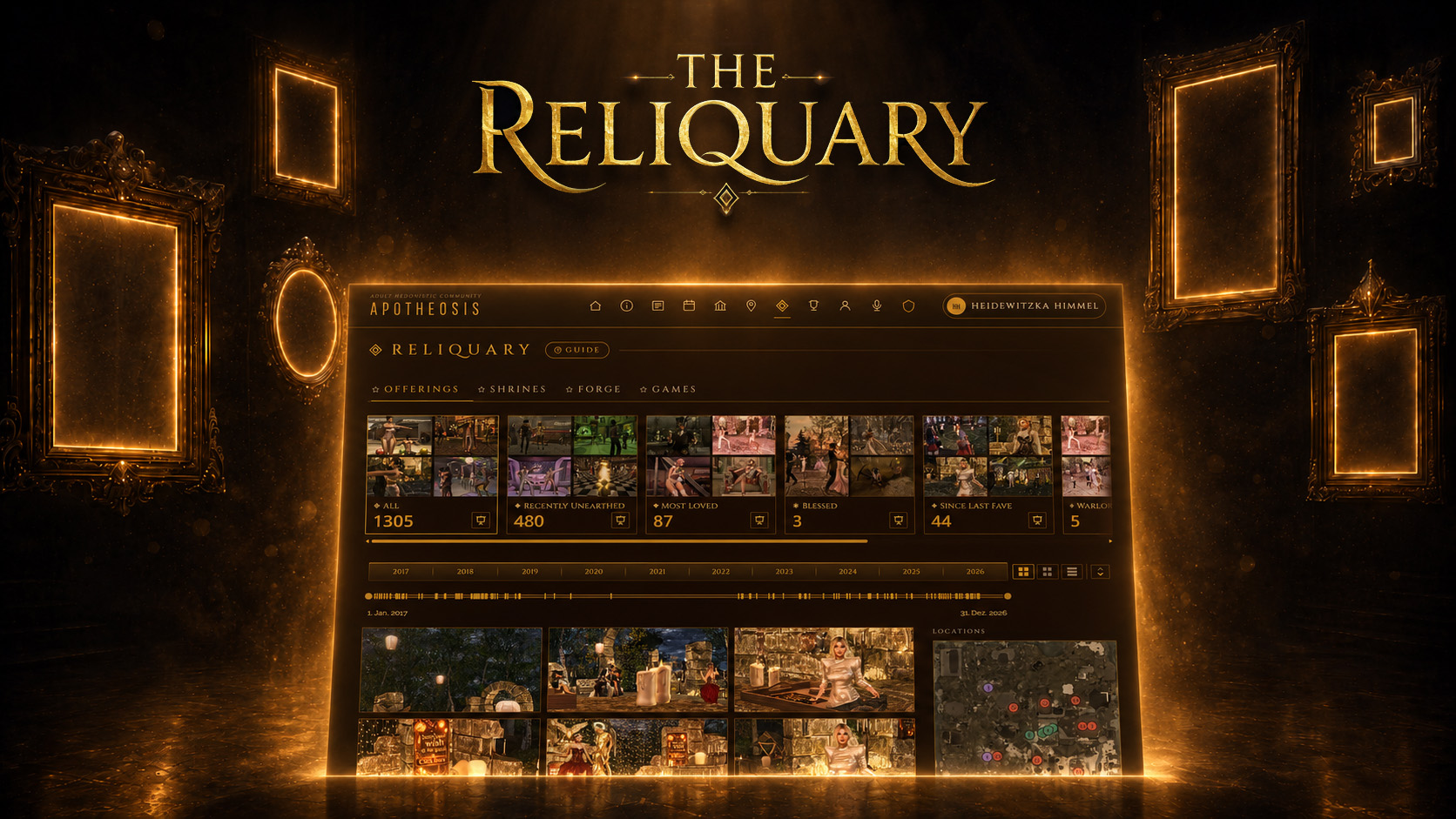 The Reliquary Opens - Our Memories Find Their Home